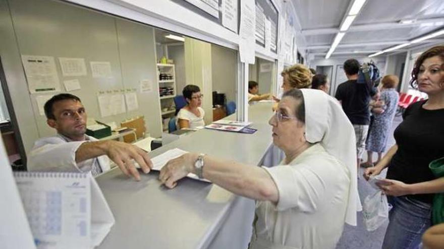 El Centro de Salud del Rabaloche, actualmente en barracones detrás del Ayuntamiento.