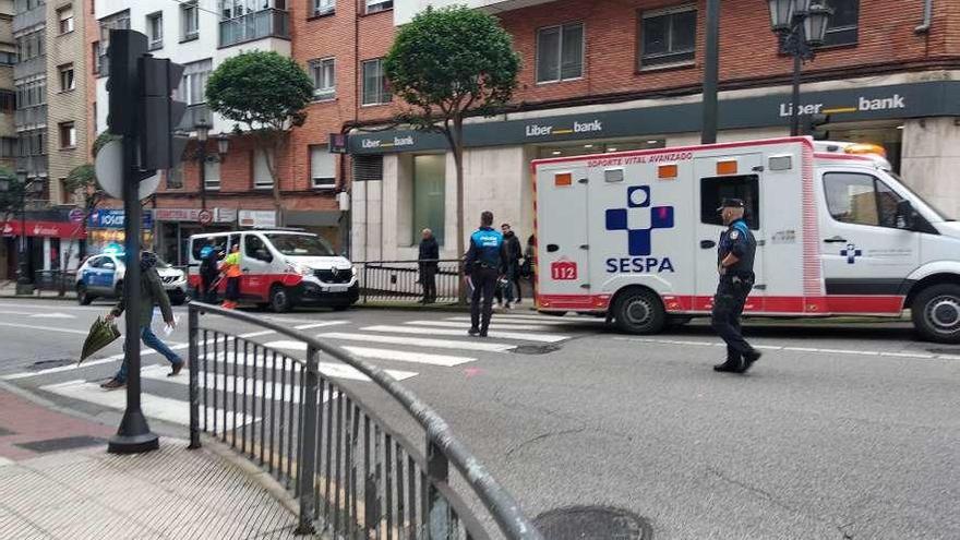 Heridas dos personas en un accidente en la avenida del Cristo