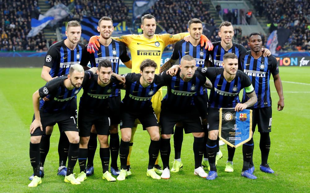 Las fotos del Inter de Milán - Barcelona