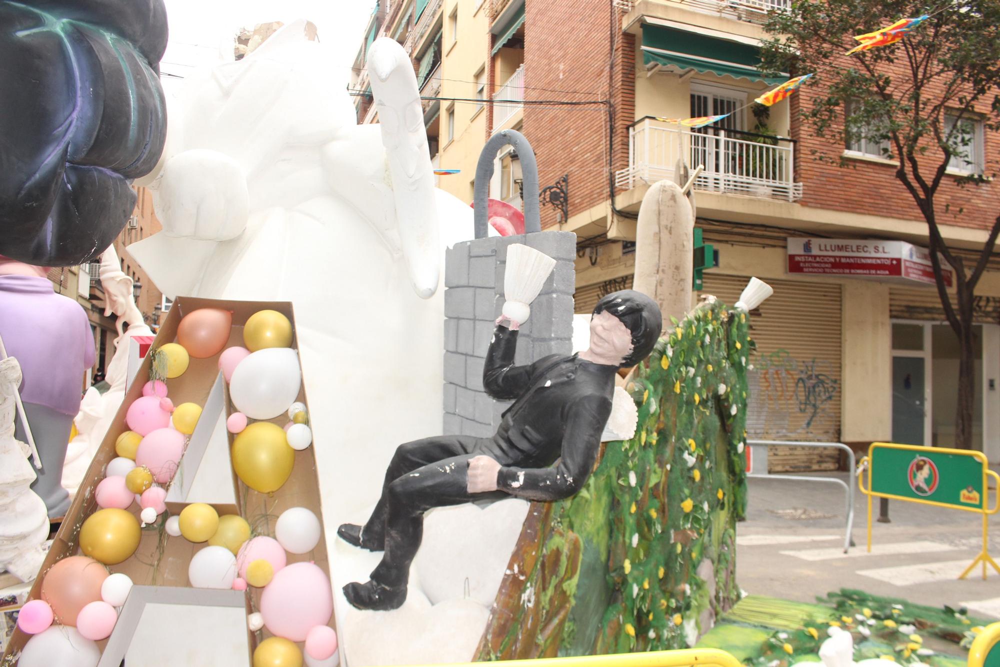 Desolación y solidaridad en la falla Manuel Candela-Av. Puerto