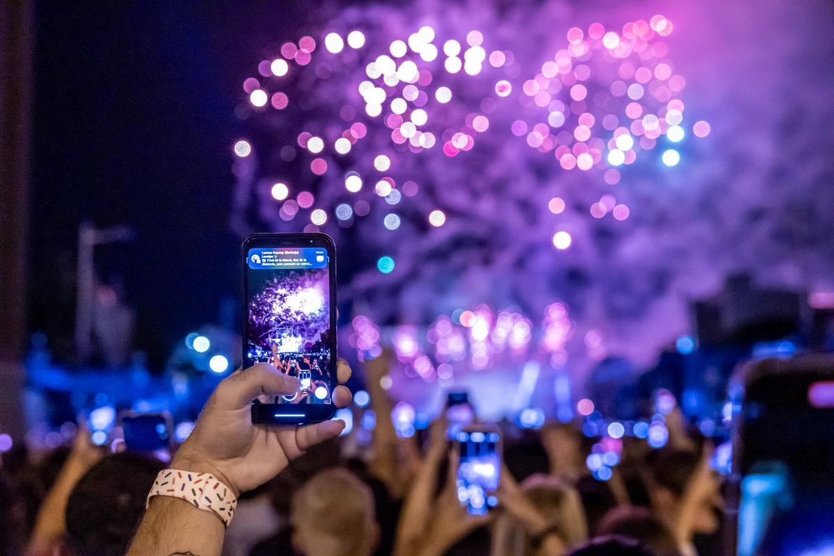 El Piromusical cierra la Mercè a ritmo de Sónar