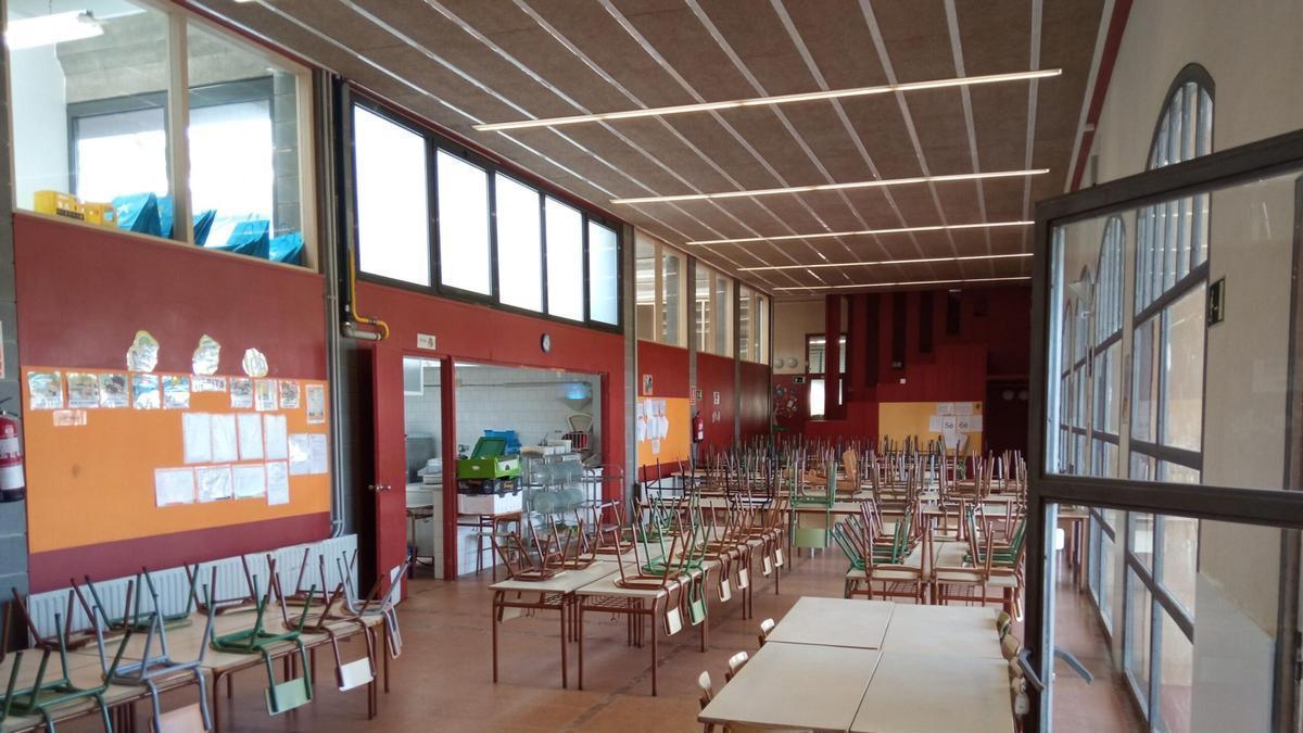 El menjador de l'escola de les Planes