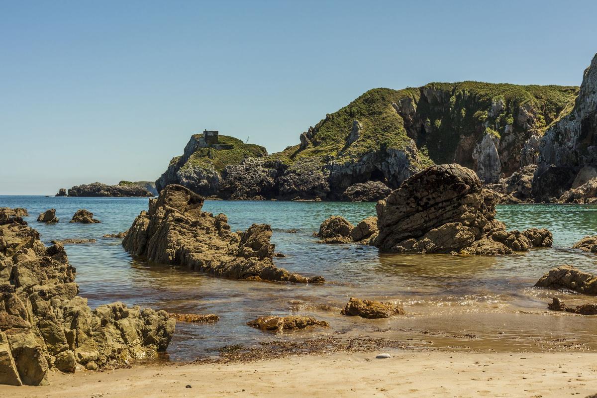 Playa de Amio, Pechón, Cantabria