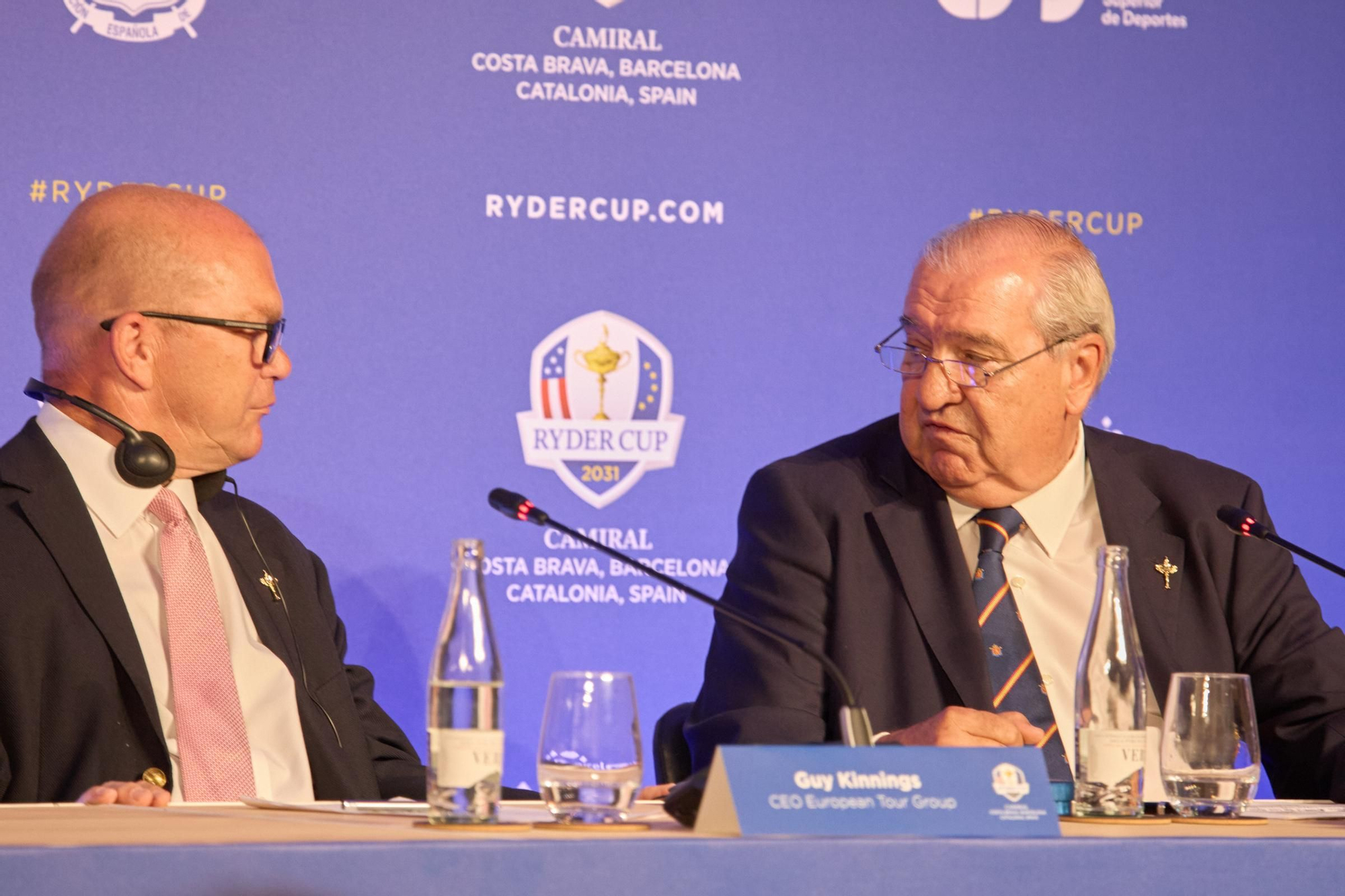 Les imatges de la presentació de la Ryder Cup 2031 a l'Hotel Camiral
