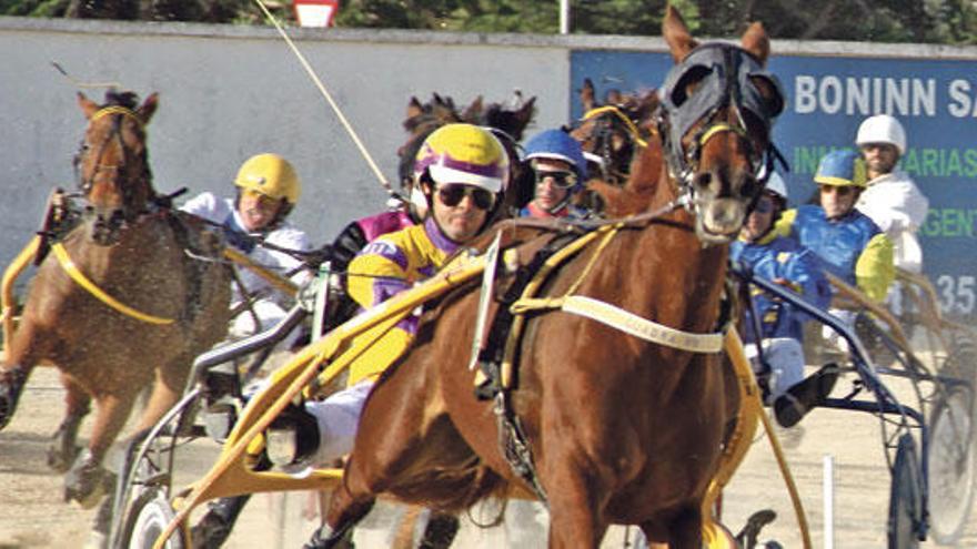 Une Star Photo HM, dirigida por Miquel Mestre, al frente del pelotón de su carrera de Maó.