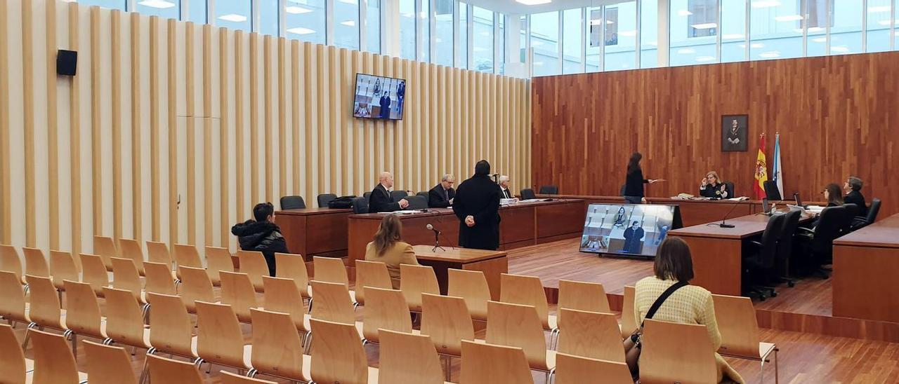 La gran sala de vistas de la torre, el martes, cuando se detectaron los problemas de sonido.