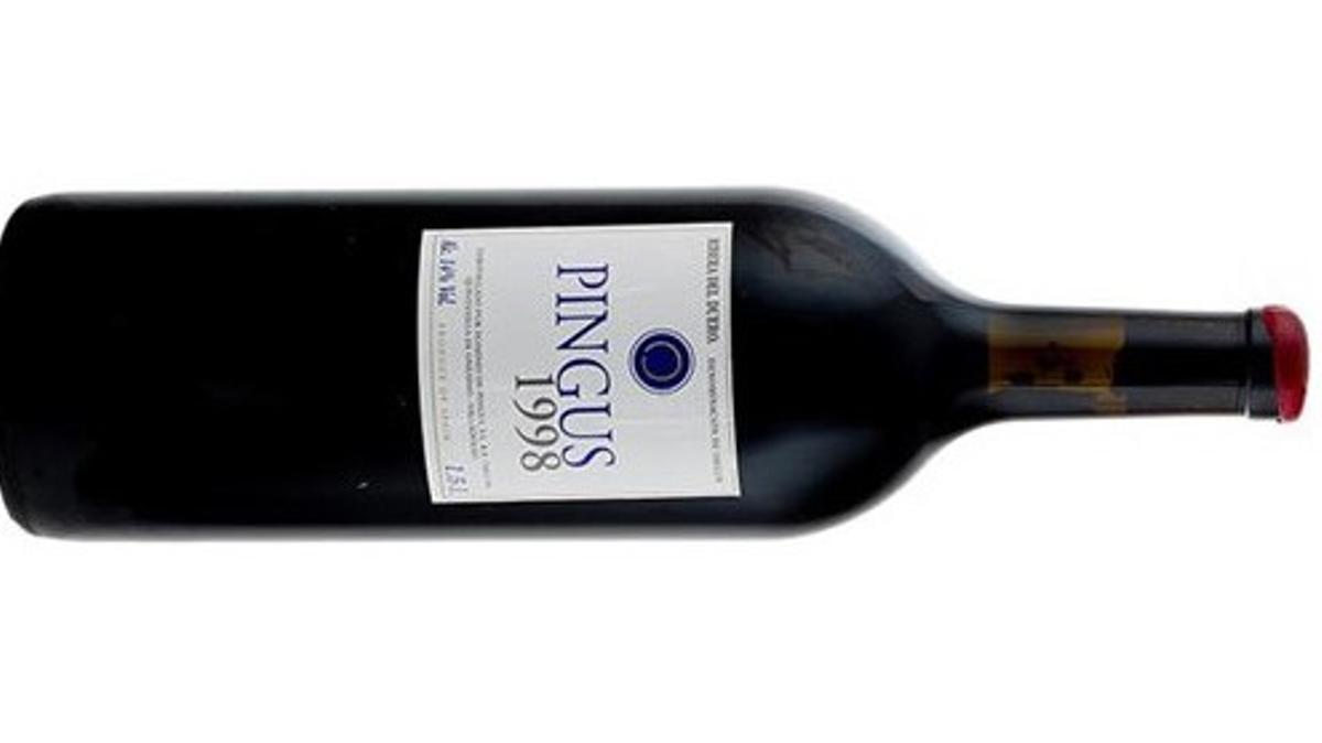 Botella 'magnum' de Pingus de 1998.