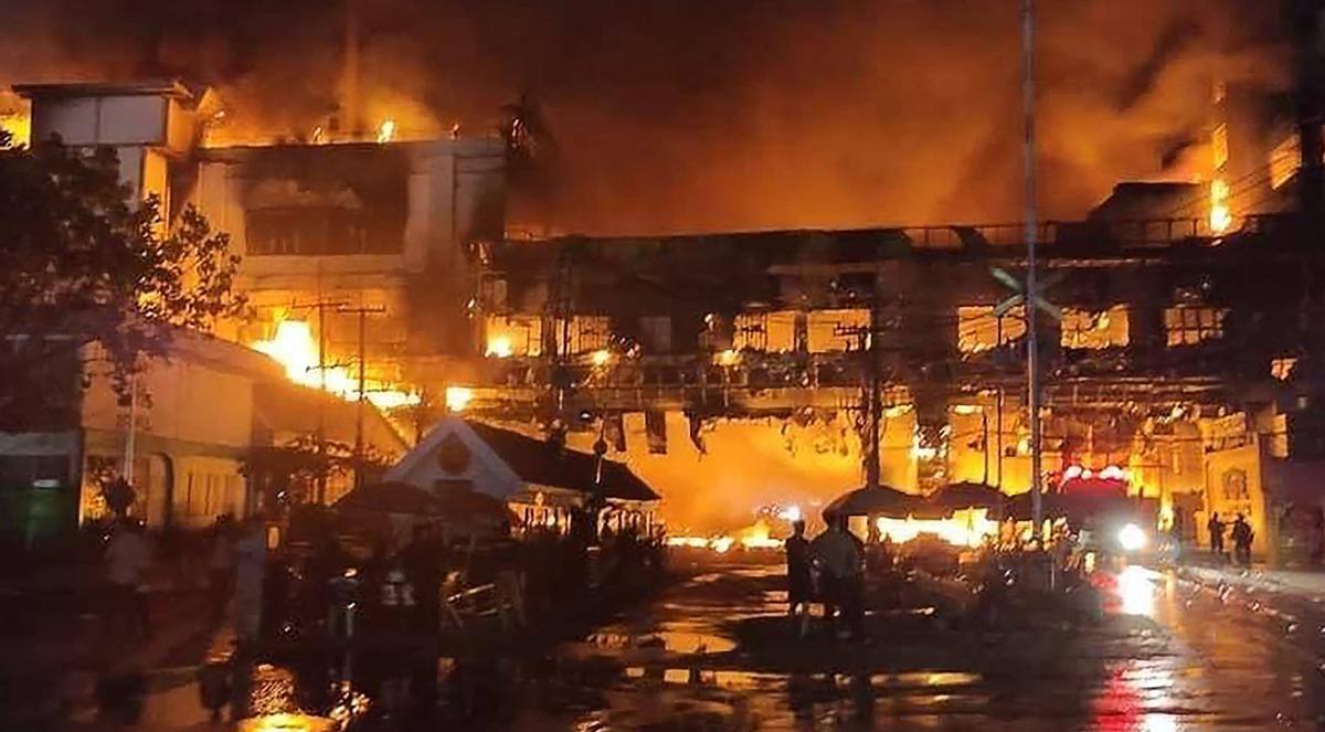 Horror y muerte en un casino de Camboya