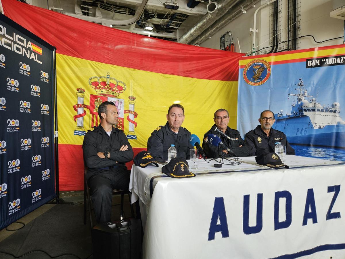 Rueda de prensa ofrecida tras el simulacro.