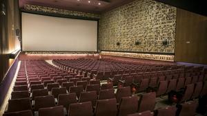 El interior vacío del cine Aribau, en una foto de 2016.