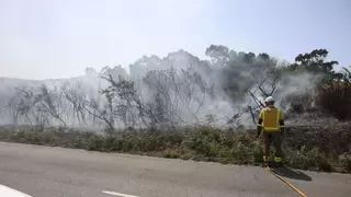 Los Bomberos de A Coruña se desplazan a Ourense para ayudar en las labores de extinción de los incendios