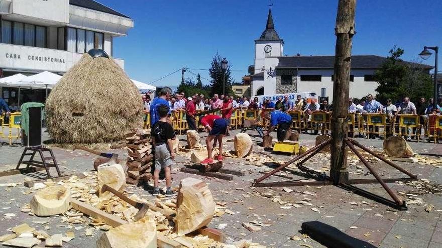 Exhibición de deporte rural el año pasado en Artenatur.