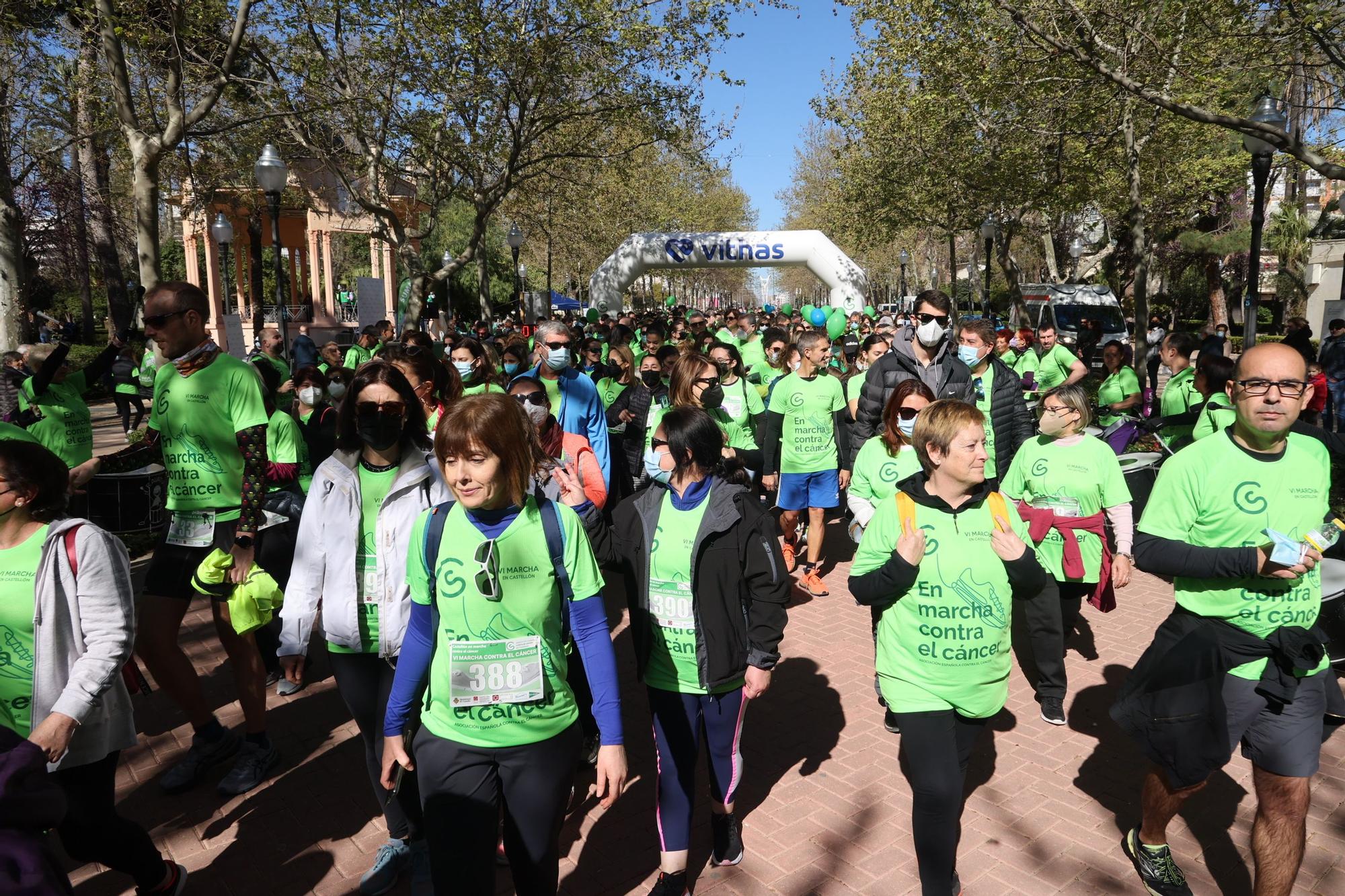 Búscate en la marcha verde contra el cáncer de Castellón