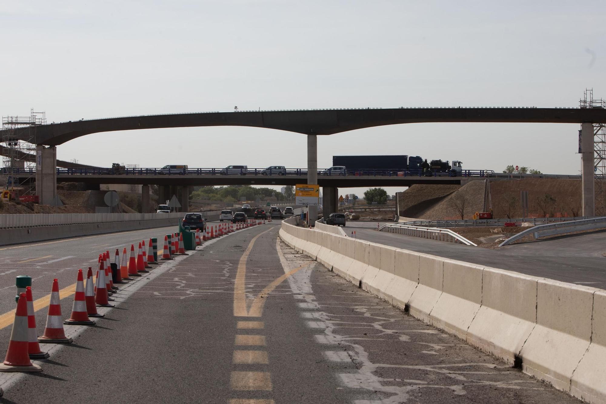 Obras de los accesos al aeropuerto de Manises