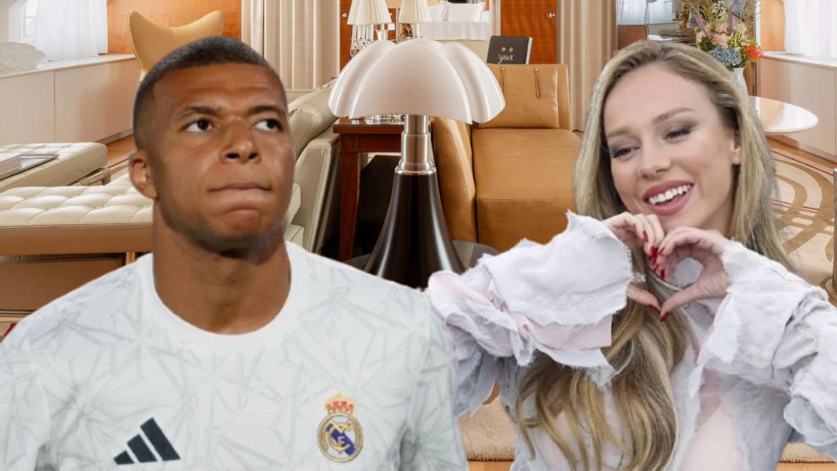 Mbappé y Ester Expósito, muy enamorados