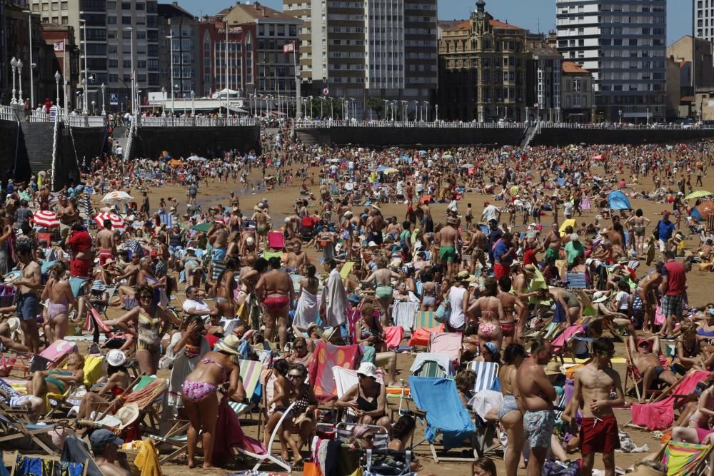 Día de playa en Asturias