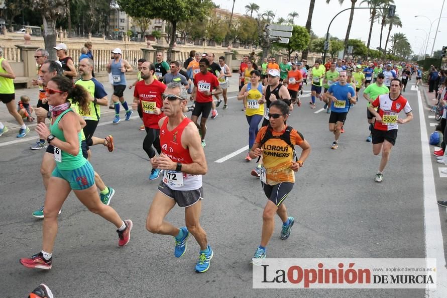 Media Maratón de Murcia: paso por la Avenida del Infante