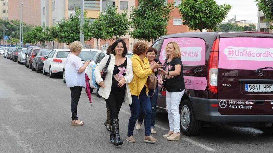 Ruth Lorenzo inicia en Murcia su récord por la lucha contra el cáncer de mama