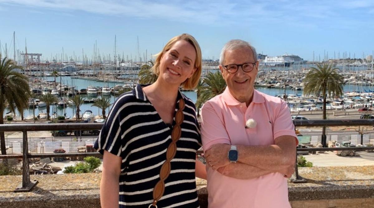 Judit Rakers mit Jan Hofer.