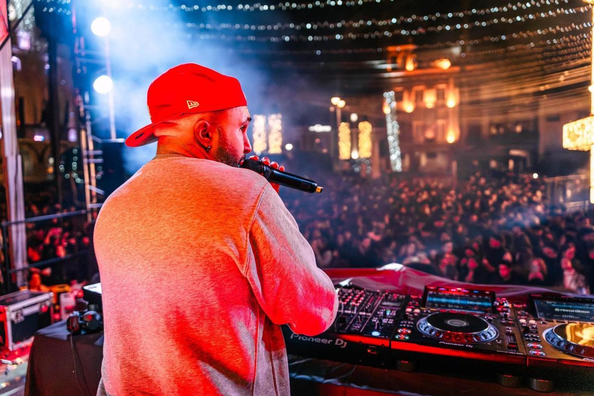 El Dj sevillano Kiko Rivera, en su actuación del año pasado en Mérida.