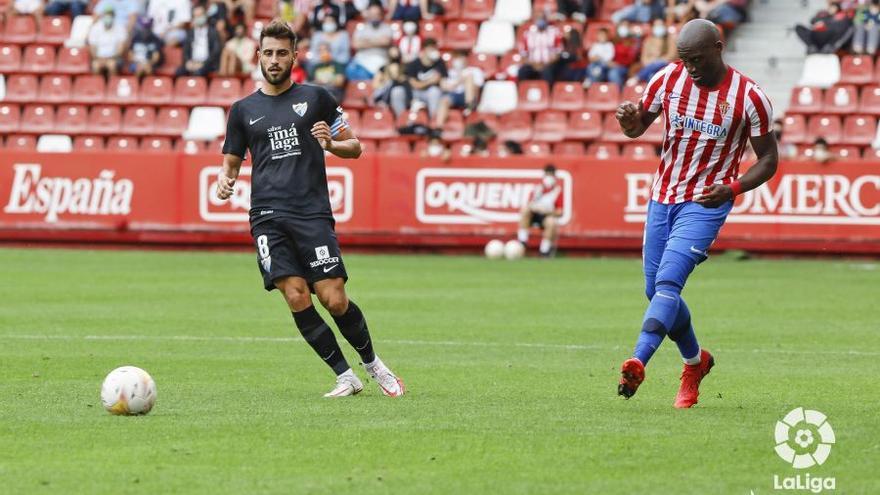 Liga Smartbank 2021/2022 I Partido entre el Sporting y el Málaga CF en El Molinón