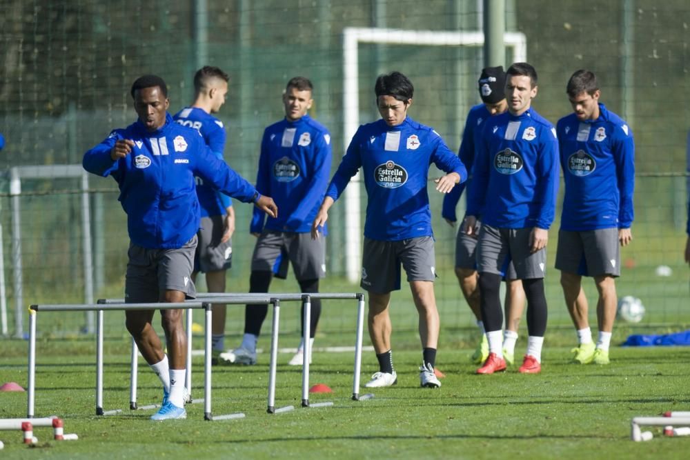 La plantilla deportivista regresa a los entrenamientos para comenzar a preparar la visita al Racing de Santander del próximo sábado.