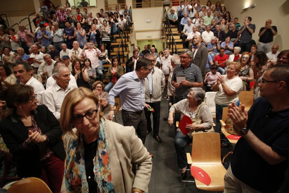 Mítin de Patxi López en Avilés