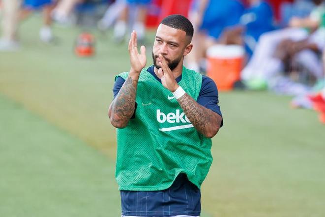 Las mejores imágenes del Barça-Girona: El debut de Depay