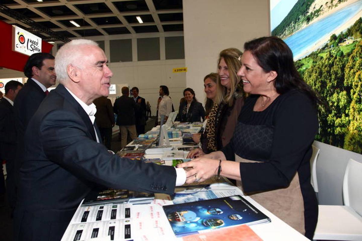 CONSEJERO LUCIANO ALONSO EN FERIA ITB DE BERLÍN CONSEJERO LUCIANO ALONSO EN FERIA ITB DE BERLÍN