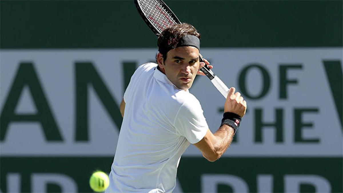 Federer se clasifica para cuartos de Indian Wells