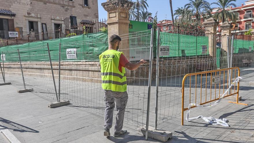 El PSOE critica que el PP vuelva a poner en peligro las obras en el Palacio de Rubalcava