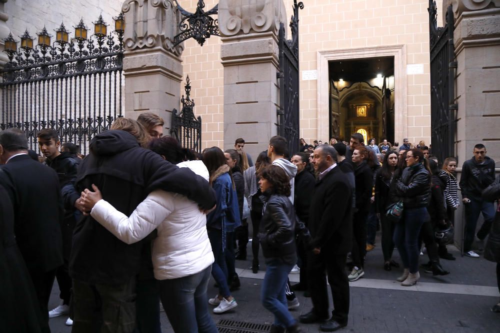 Funeral por la joven fallecida en Benicàssim