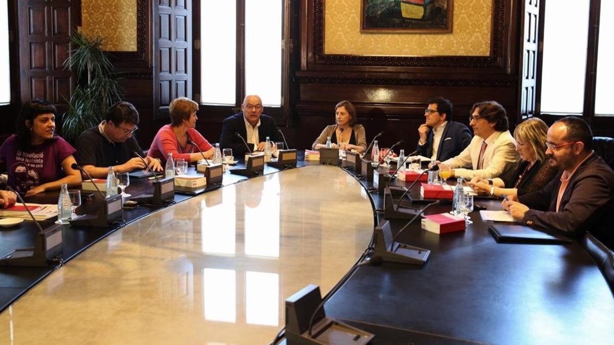 Reunión de la Mesa del Parlament