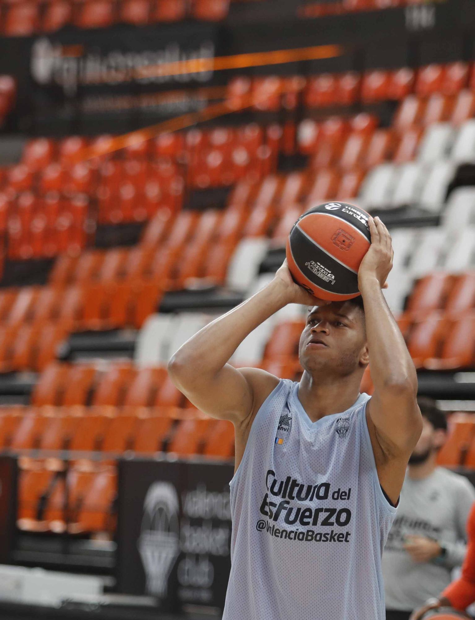 Así fue la sesión de entrenamiento para Valencia Basket