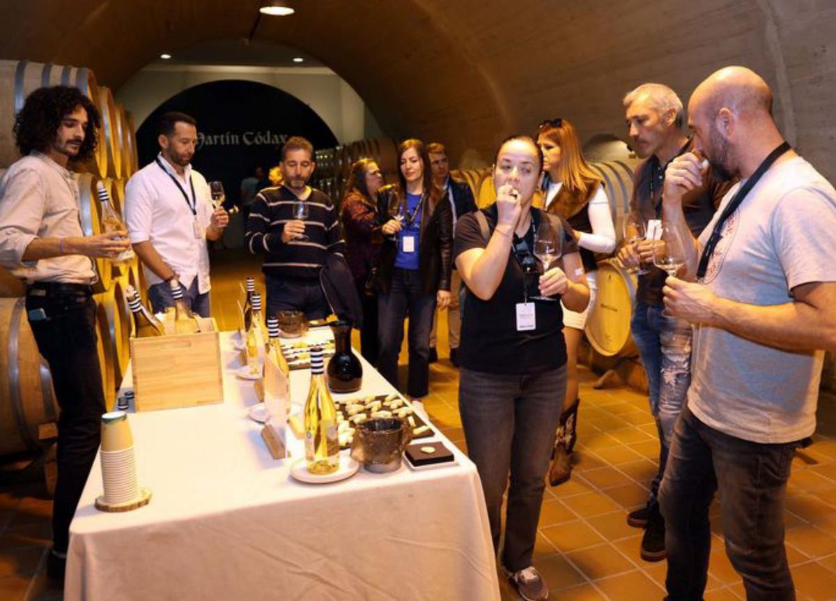 El túnel del vino de Martín Códax. |  Noé Parga