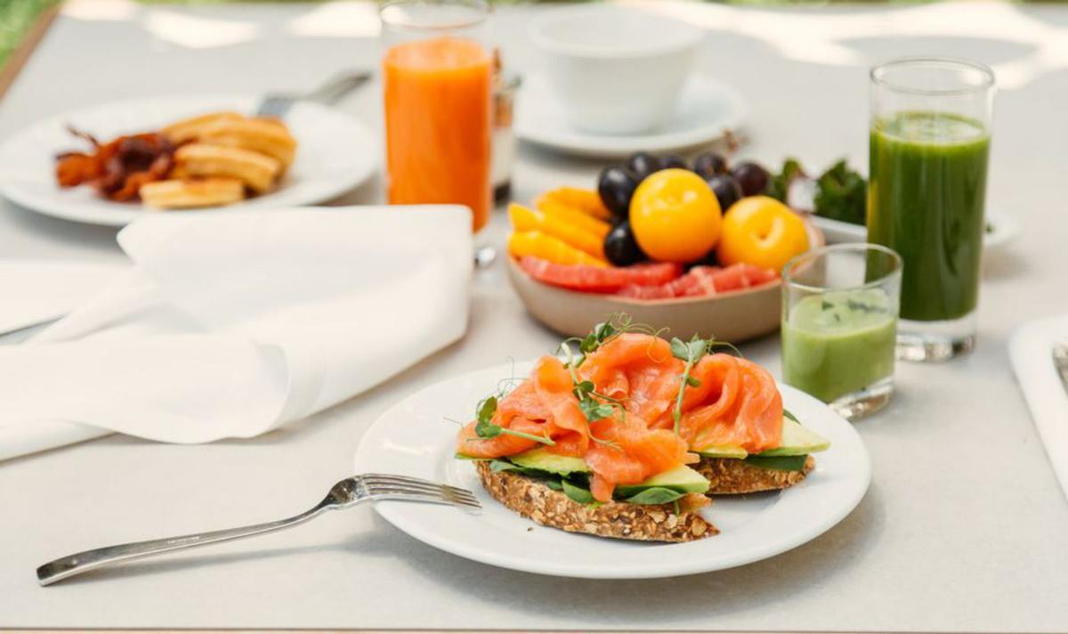 Opciones saludables The Grand Breakfast.