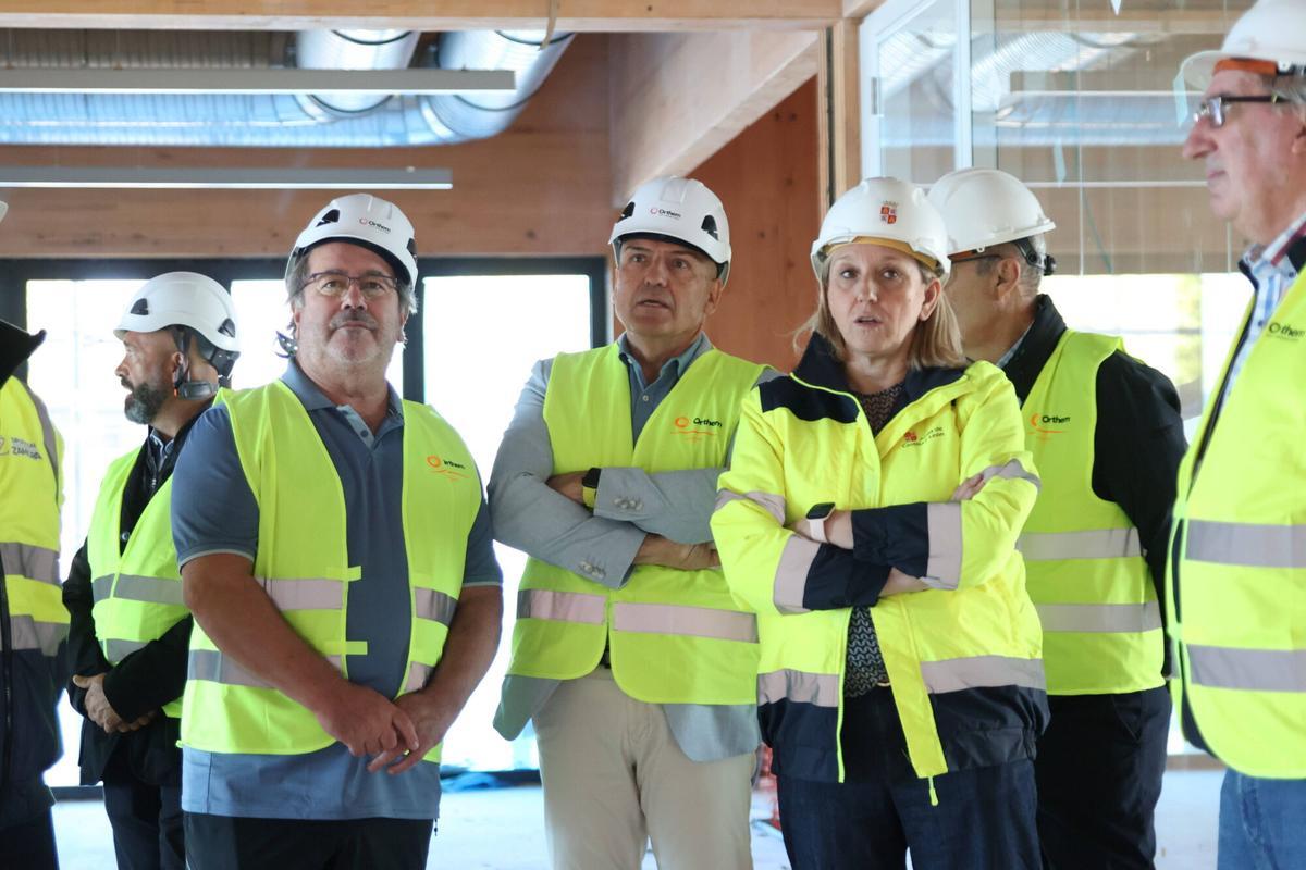 La vicepresidenta segunda, Isabel Blanco, visita las obras del Centro Cívico de Zamora