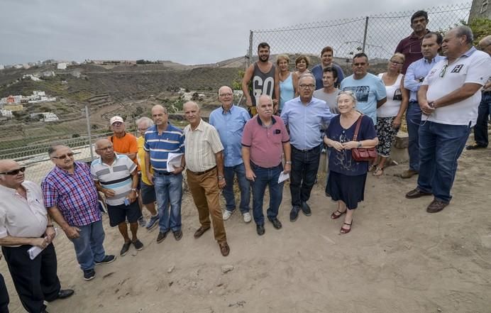 06/09/2017 LAS PALMAS DE GRAN CANARIA. Biodigestor de Tenoya. Vecinos y colectivos vecinales encontra de la instalaciones en el barrio de Tenoya de la planta de tratamiento biodigestor. FOTO: J.PÉREZ CURBELO