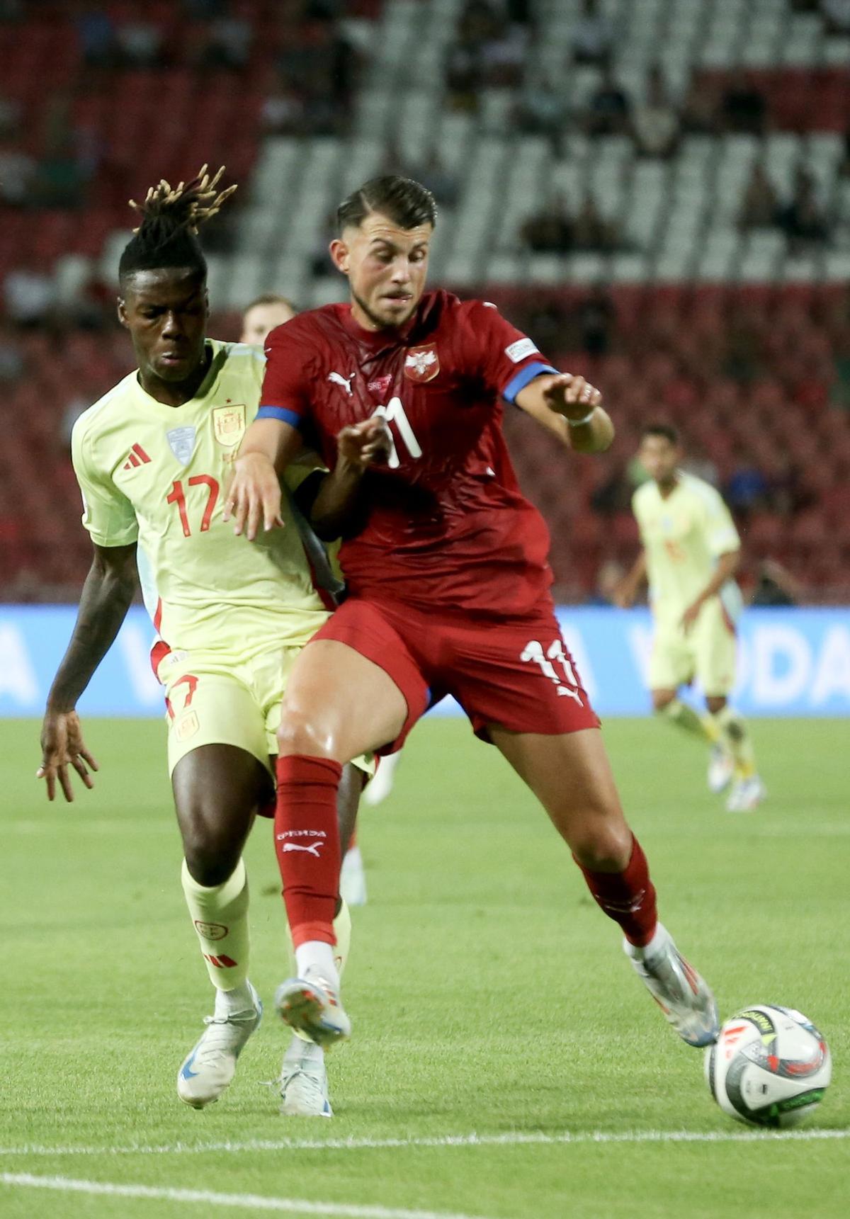 Nations League: Serbia - España, en imágenes.