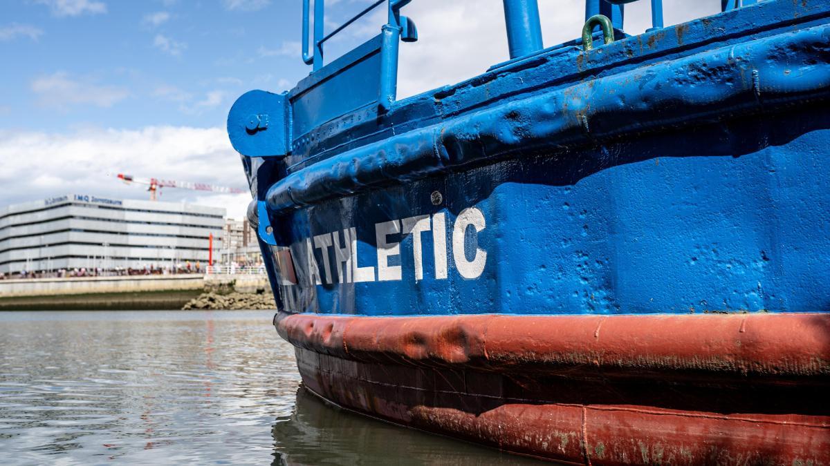 Todo listo para la fiesta de la Gabarra en la Ría de Bilbao