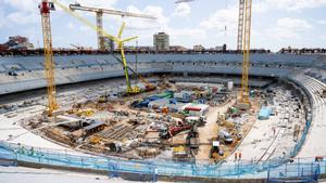 ¡Buenas noticias en las obras del Spotify Camp Nou!