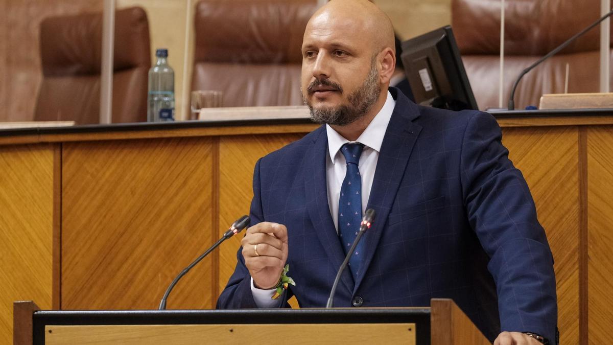 El portavoz adjunto de Vox en el Parlamento andaluz, Rodrigo Alonso.
