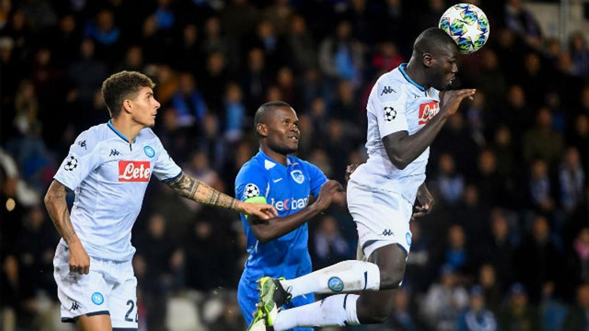 El Nápoles no acierta a derribar el muro del Genk