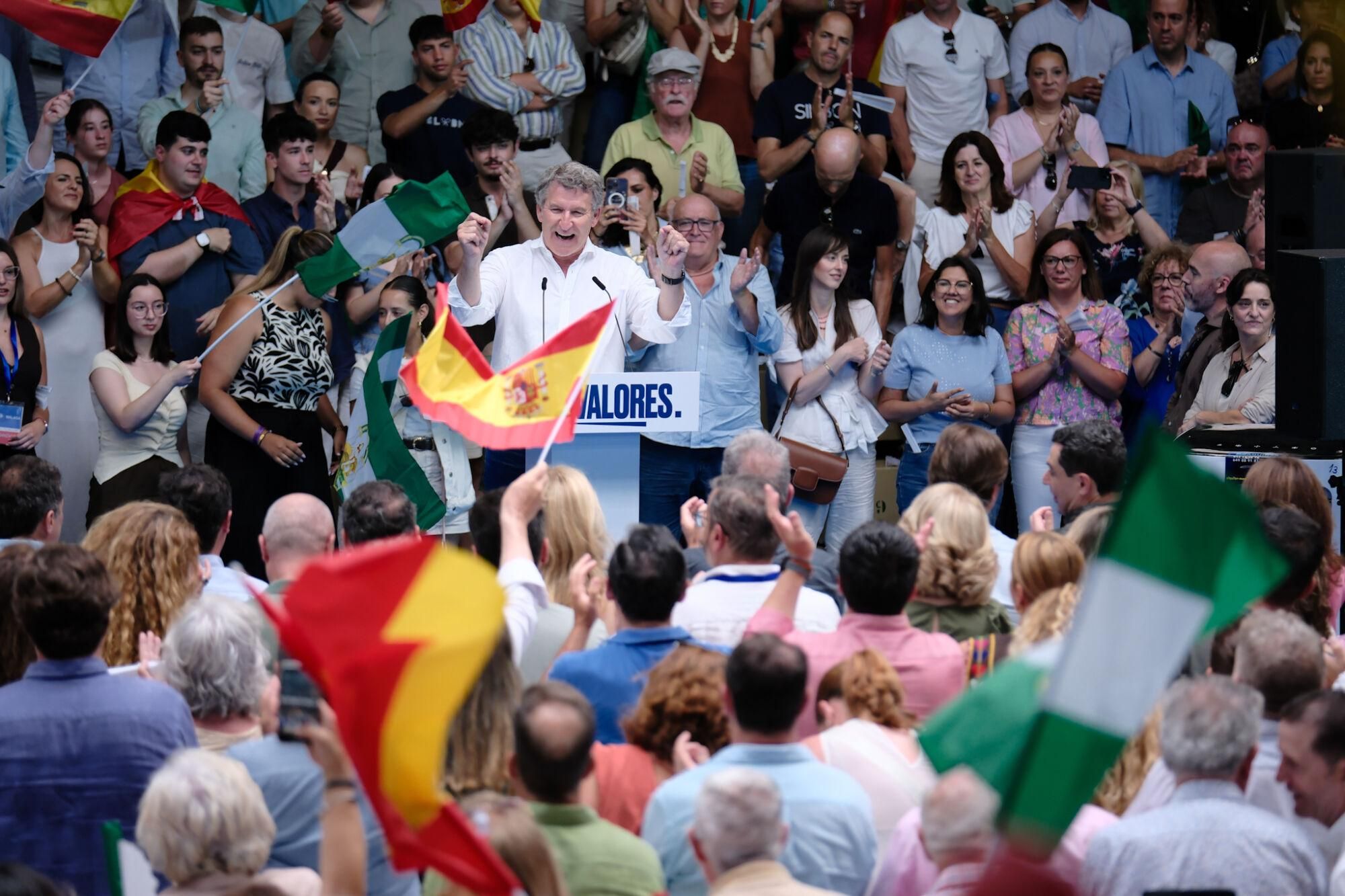 Mitin del Partido Popular en Málaga