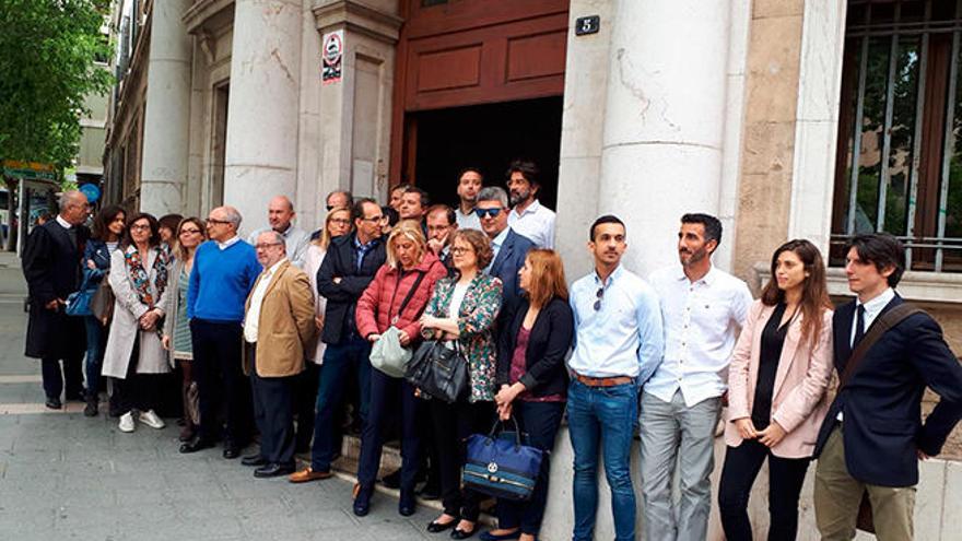 Jueces y fiscales se concentran en Baleares para pedir más medios para la Justicia