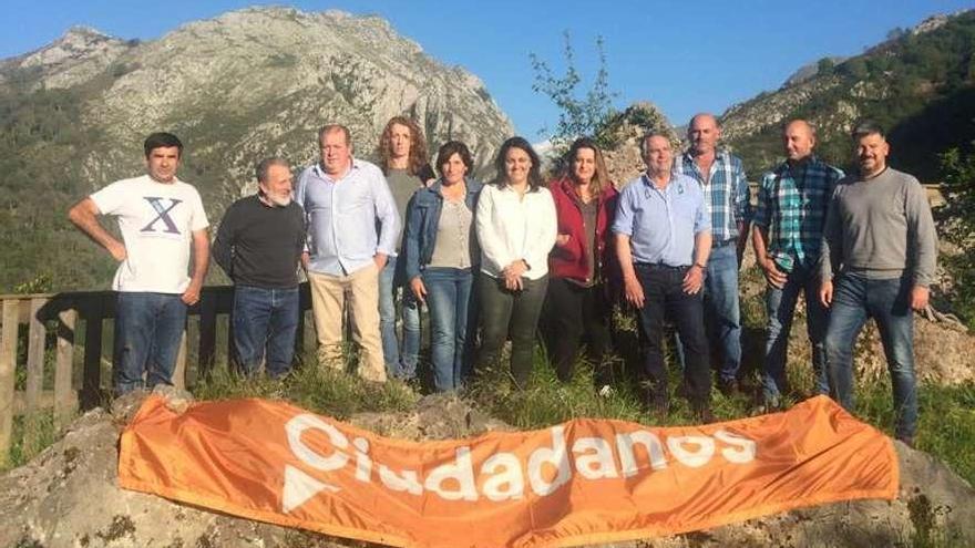 Toño Sánchez presenta la candidatura de Ciudadanos en Amieva