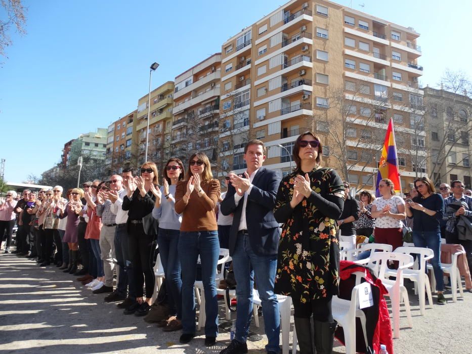 Homenaje a las víctimas del bombardeo franquista en Xàtiva