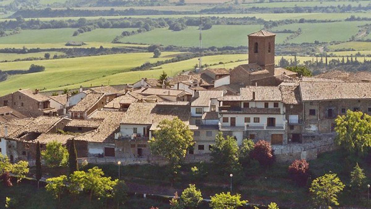 Vista panorámica de Artieda