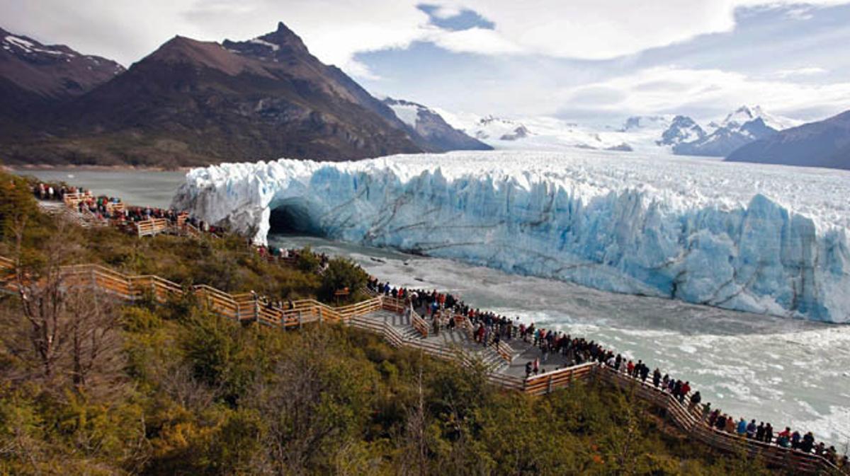 La glacera Perito Moreno es fractura cada quinquenni.