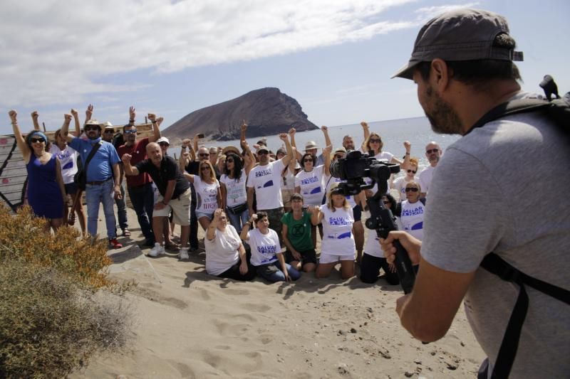 Flashmob en la playa La Tejita